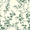 Jade plant seamless pattern