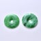 Jade sculpture gemstone pendant donut