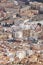 Jaen aerial view. Traditional town in Andalucia. Spanish heritage