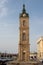 The Jaffa Clock Tower. Ottoman buildings in old Jaffa, Israel - April 23, 2022.