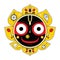 Jagannath. Indian God of the Universe.