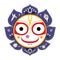 Jagannath. Indian God of the Universe.