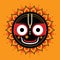 Jagannath. Indian God of the Universe.