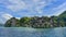 Jagged limestone rocks and beautiful landscape at Coron, Palawan