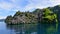 Jagged limestone rocks and beautiful landscape at Coron, Palawan