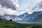 Jagged Mountain Peaks of the Alaska Range