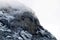 Jagged mountains above clouds in Sequoia National Park