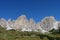 Jagged Mountains in the Alps