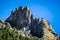 Jagged Peaks and Blue Sky