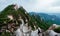 Jagged Peaks at Bukhansan National Park in Seoul