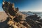 Jagged Rocks Along the Skeleton Coast of Namibia