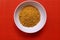 Jaggery Powder in a bowl