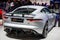 Jaguar F-Type sports car at the Paris Motor Show in Expo Porte de Versailles. France - October 3, 2018