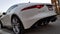 Jaguar F TYPE white rear