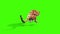 Jaguar Feline Runcycle Back Green Screen Animals 3D Rendering Animation