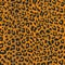 Jaguar or leopard seamless pattern. Realistic animal skin background vector illustration fur textile ready for print