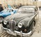 Jaguar on rally of classical cars, Moscow