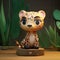 Jaguar Wooden Clay Figure With High Definition Details