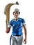 Jai alai Basque pelota ..Cesta Punta player man isolated silhouet