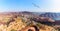 Jaigarh Fort and Amber Fort, aerial view, Jaipur, India