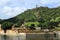 Jaigarh Fort, Maota lake and Kesar Kyari (Saffron Garden) as seen from the Amber Fort. Jaipur, India