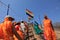 Jain pilgrims climb hill to participate in the `Mahamastakabhisheka` ceremony