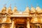 Jain Temples historic architecture at Jaisalmer fort in India
