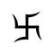 Jainism Hinduim Swastika sign icon