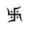 Jainism Hinduim Swastika sign icon