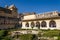 Jaipur, India - December 29, 2014: Tourist visit Sukh Niwas the Third Courtyard in Amber Fort