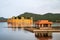 Jaipur, India. Jal Mahal palace in the evening