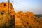 Jaisalmer fortress during sunset, Jaisalmer, Rajasthan, India