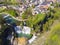 Jajce town and Pliva Waterfall, Bosnia and Herzegovina.