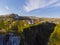 Jajce town and Pliva Waterfall, Bosnia and Herzegovina.