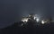 Jakar Dzong in Bumthang at night