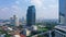 Jakarta City Panoramic. Aerial landscape modern city