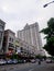 Jakarta, Indonesia - April, 2022 : classic apartment building in Jakarta city, indonesia