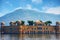 Jal Mahal and Man Sagar Lake in Rajasthan, India.