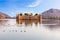 Jal Mahal or the Water Palace, beautiful sunny day view, Jaipur, India