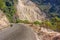 Jalapa district mountain landscape along the road near Miramundo, Guatemala