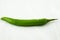 Jalapenos Chili Peppers on white background