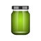 Jam kiwi. Glass jar with jam and configure. Vector illustration. Packaging collection. Label for jam. Bank realistic