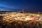 Jamaa el Fna market square at dusk, Marrakesh, Morocco, north Africa.