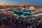 Jamaa el-Fna market square in Marrakesh, Morocco