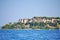 Jamaica Beach and Grotte di Catullo ruins Lake Garda Northern Italy