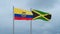 Jamaica and Ecuador flag