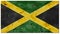 Jamaica Flag Grunge Rusted Vintage Metal Island Flavor Fun