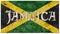 Jamaica Flag Grunge Rusted Vintage Metal Montego Bay