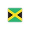 Jamaica national flag flat icon