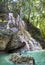 Jamaica. Small waterfalls in the jungle